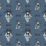 Corpse Bride Collection-Emily Poses-Navy-100% Cotton-23290103-02