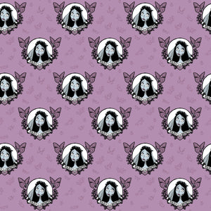 Corpse Bride Collection-Dearly Departed-Mauve-100% Cotton-23290104-01
