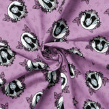 Corpse Bride Collection-Dearly Departed-Mauve-100% Cotton-23290104-01
