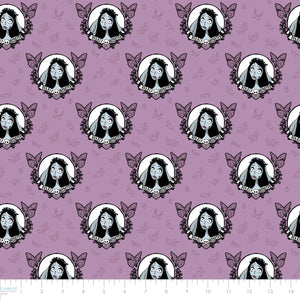Corpse Bride Collection-Dearly Departed-Mauve-100% Cotton-23290104-01