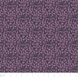 Corpse Bride Collection-Roses & Title-Purple-100% Cotton-23290106-02