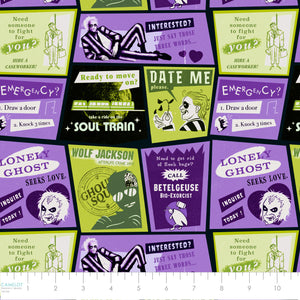 Beetlejuice Beetlejuice Movie Collection-The Afterlife Times-Multi-100% Cotton-23340201-01