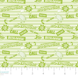 Beetlejuice Beetlejuice Movie Collection-Bio-Exorcist Stripe-Green-100% Cotton-23340208-01