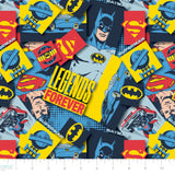 Justice League - Batman & Superman Collection-DC Legends Forever-Quilting Cotton-23421515-01
