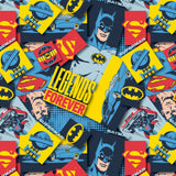 Justice League - Batman & Superman Collection-DC Legends Forever-Quilting Cotton-23421515-01