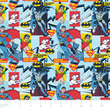 Justice League - Batman & Superman Collection-DC Legends Unite-Quilting Cotton-23421516-01