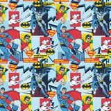Justice League - Batman & Superman Collection-DC Legends Unite-Quilting Cotton-23421516-01