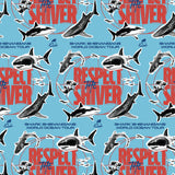 Shark Week Collection-Respect the Shiver-Blue-100% Cotton-23560101-02