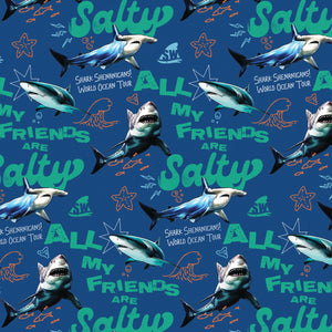 Shark Week Collection-Salty-Navy-100% Cotton-23560103-01