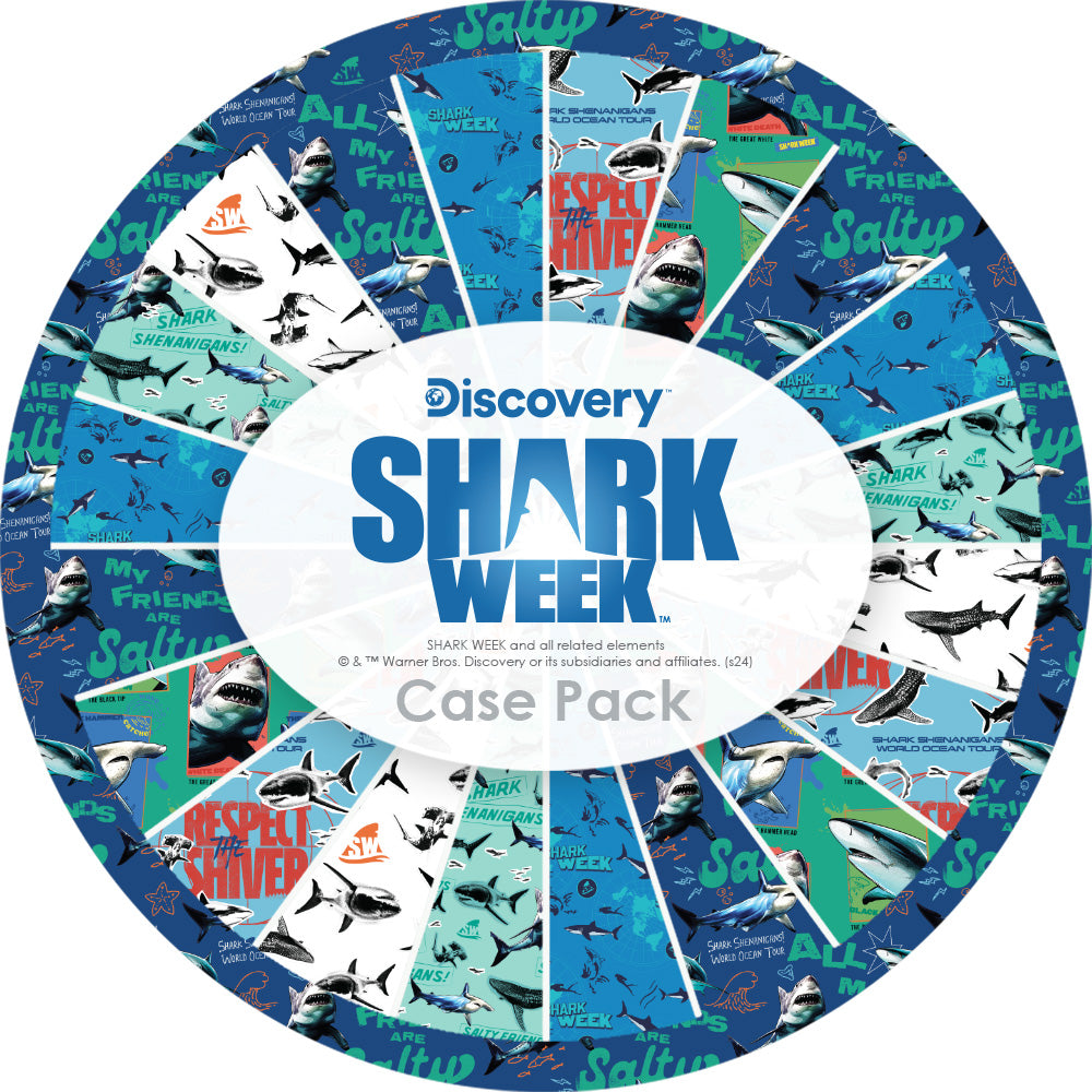 Shark Week Collection Super Stack Case Pack (90 Yards)-Multi-100% Cotton-23560106SSCASE