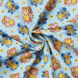 Looney Tunes Floral Collection-Floral Burst Tweety-Quilting Cotton- Blue -23600237-05