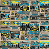 Collection Films d'Horreur Rétro Les Goonies et les Gremlins-Bande dessinée Les Goonies-Crème-100% Cotton  23640106-01