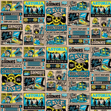 Collection Films d'Horreur Rétro Les Goonies et les Gremlins-Bande dessinée Les Goonies-Crème-100% Cotton  23640106-01