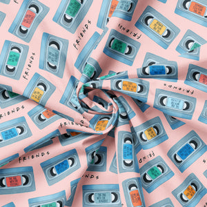 Friends Collection II-The One With Video Tapes-Pink-100% Cotton-23720351-04