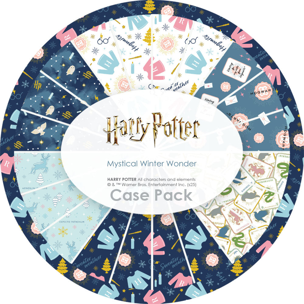 Harry Potter Mystical Winter Wonder Collection Super Stack Case Pack (90 Yards)-Multi-100% Cotton-23800929SSCASE