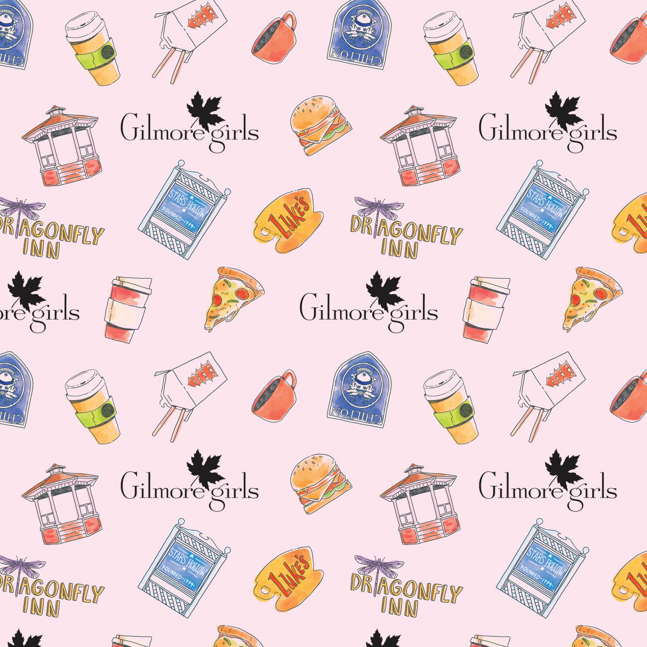 SOLD OUT !Gilmore Girls Collection II-GG Soft Wash Memories-Pink-23840101-03