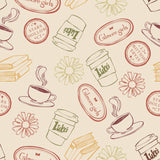 Collection Gilmore Girls Bookmarked-Café chez Luke's-Crème-100% Coton-23840119-01