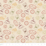Collection Gilmore Girls Bookmarked-Café chez Luke's-Crème-100% Coton-23840119-01