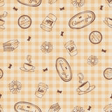 Collection Gilmore Girls Bookmarked-Les Jours à Carreaux-Orange-100% Coton-23840121-02