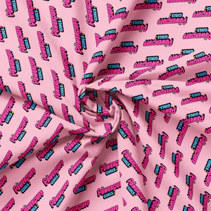Powerpuff Girls Collection II-Logo Diagonal-Pink-100% Cotton 23910306-02