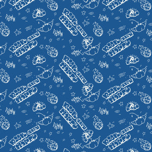 Rick and Morty Collection-R&M Doodles-Navy-100% Cotton-23930107-02