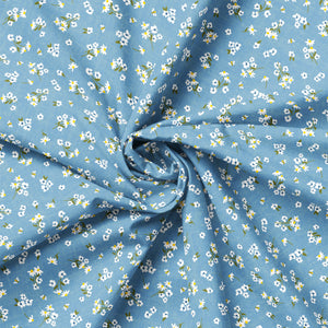 Sunny Days Ahead Collection-Wildflowers-100% Cotton-Blue