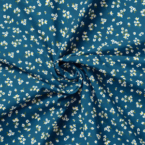 Sunny Days Ahead Collection-Wildflowers-100% Cotton-Navy