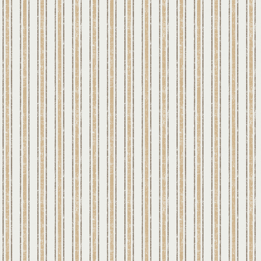 Sunny Days Ahead Collection-French Stripes-100% Cotton-Cream