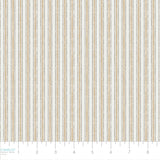 Sunny Days Ahead Collection-French Stripes-100% Cotton-Cream
