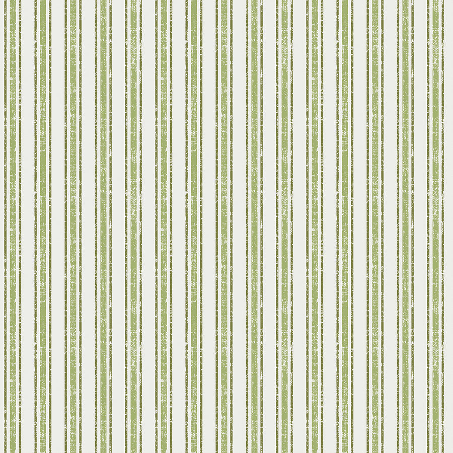 Sunny Days Ahead Collection-French Stripes-100% Cotton-Green