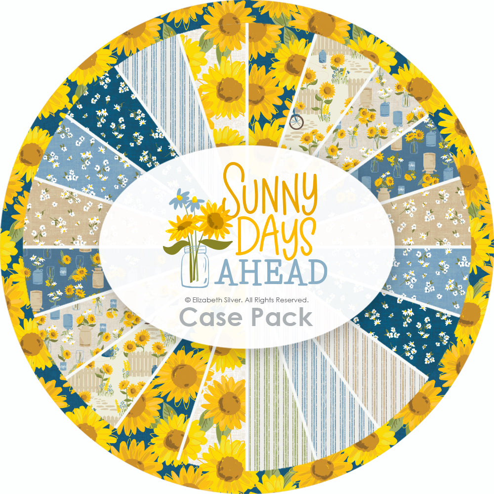Sunny Days Ahead Collection Super Stack Case Pack (165 Yards)-100% Cotton-Multi