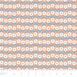 Collection Daisy Dukes- Daisy Rows-100% Coton-Pêche-27230202-01