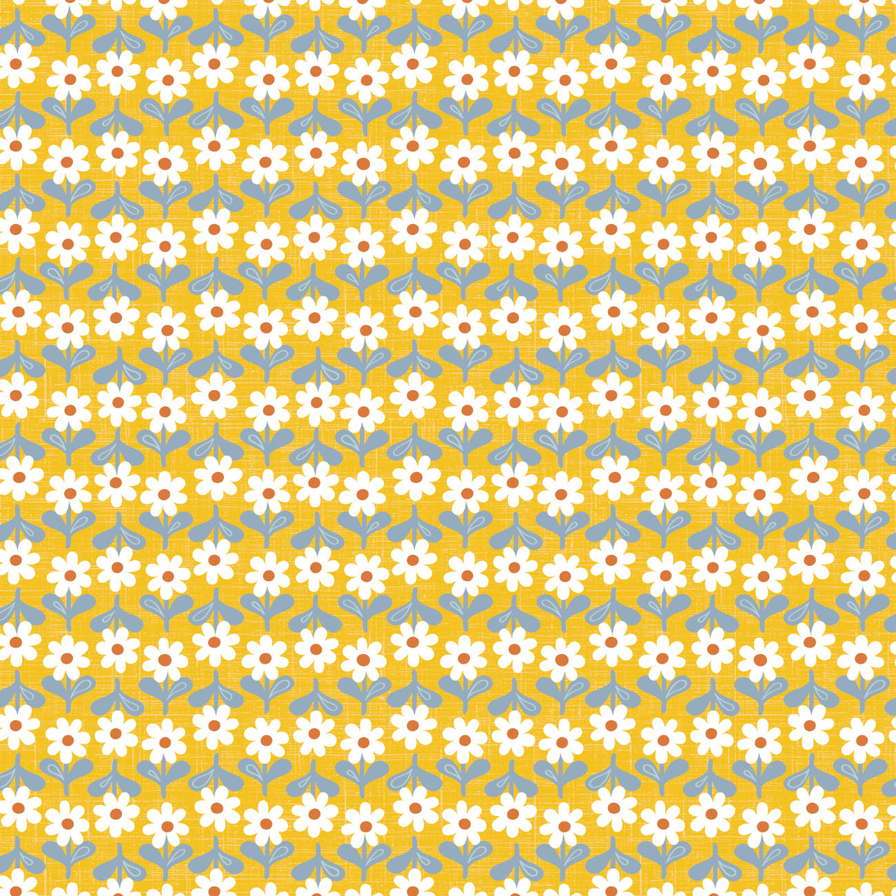 Collection Daisy Dukes-Daisy Rows-100% coton-jaune-27230202-02