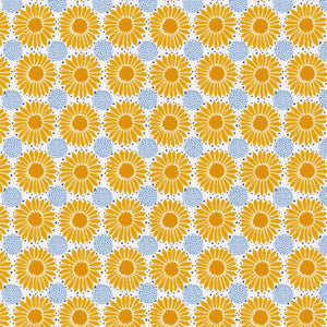 Emma & Mila -Sunflowers-100% Cotton- Orange