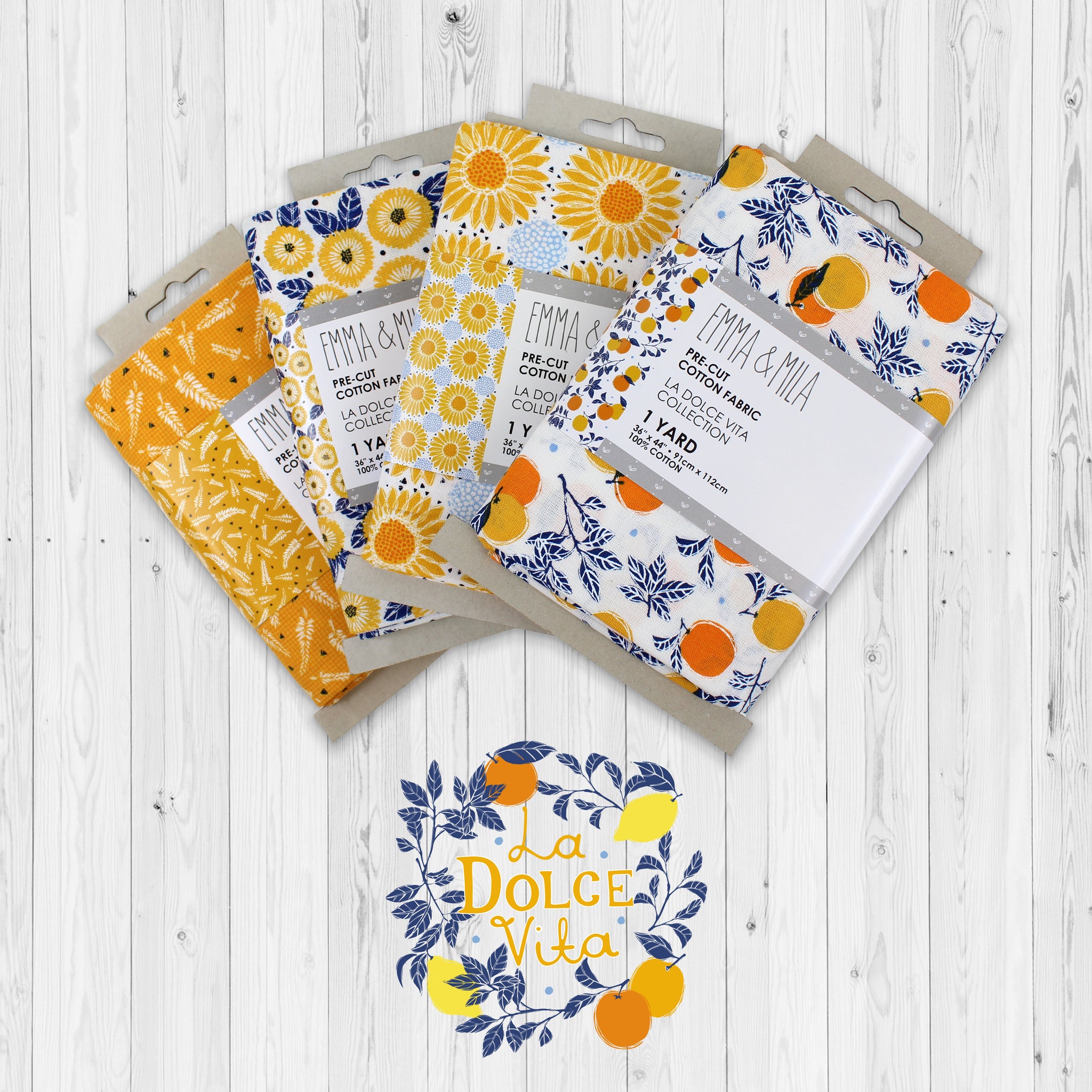 La Dolce Via Collection - 4PC YARD CUT BUNDLE