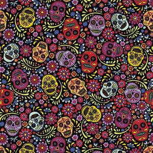 Sugar Skulls 2Yd Cuts