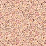 Autumn Owl Collection-Abstract Autumn-Beige-100% Cotton-30260102-01