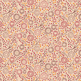Autumn Owl Collection-Abstract Autumn-Beige-100% Cotton-30260102-01