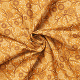 Autumn Owl Collection-Abstract Autumn-Mustard-100% Cotton-30260102-04