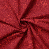 Autumn Owl Collection-Meadow Magic-Burgundy-100% Cotton-30260104-03