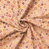 Autumn Owl Collection-Autumn Owl Collection-Dense Ditsy Floral-Beige-100% Cotton-30260105-01