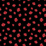Oh Canada Collection-Maple Leaves-Black-100% Cotton-36250103-02