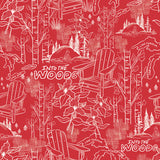 Oh Canada Collection-Into the Woods-Red-100% Cotton-36250104-01