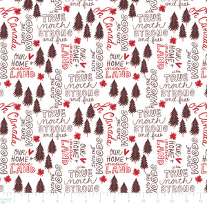 Oh Canada Collection-Strong and Free-White-100% Cotton-36250105-01