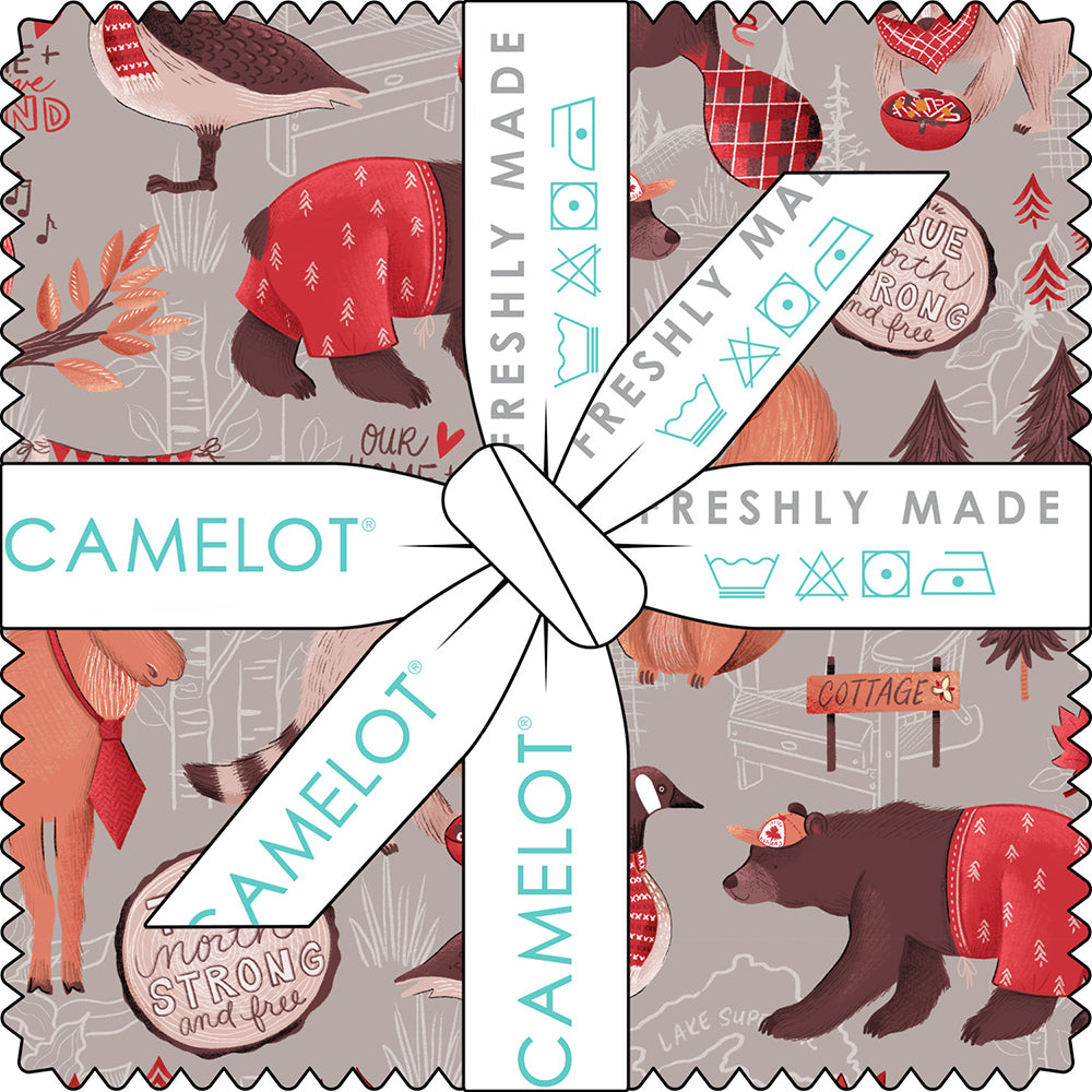 Oh Canada Collection 5" Charms (42 pieces)-Multi-100% Cotton-36250107CHA