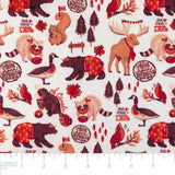 Fleece and Flannel 2026 Catalog-Canadian Animals-Cotton Flannel-36250108B-01