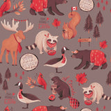 Fleece and Flannel 2026 Catalog-Canadian Animals-Cotton Flannel-36250108B-02