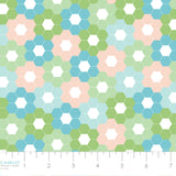 Hexie Flowers Collection-Medium Stitched Hexies-100% Cotton-Multi