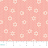 Hexie Flowers Collection-Small Stitched Hexies-100% Cotton-Pink