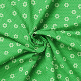 Hexie Flowers Collection-Small Stitched Hexies-100% Cotton-Green